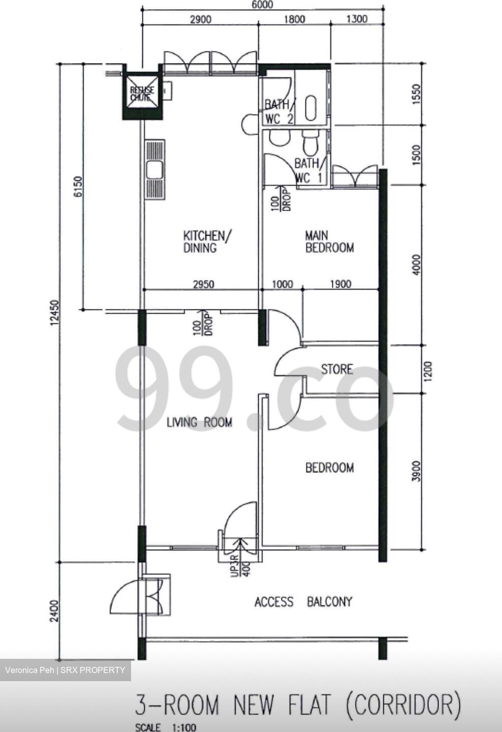 Blk 309 Shunfu Gardens (Bishan), HDB 3 Rooms #504524241